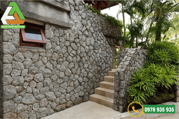 Thiết kế đá ốp tường ngoại thất với độ bền cao