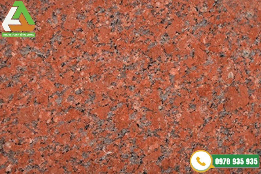 Đá granite đỏ Bình Định được sử dụng nhiều trong nội, ngoại thất gia đình