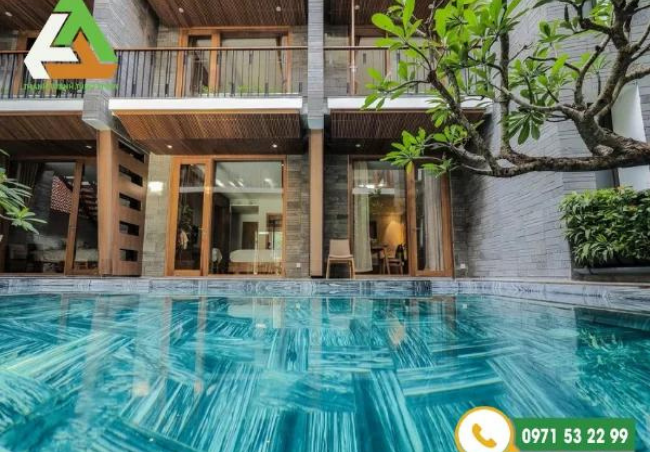 90% các resort, khách sạn đều sử dụng đá ốp lát bể bơi