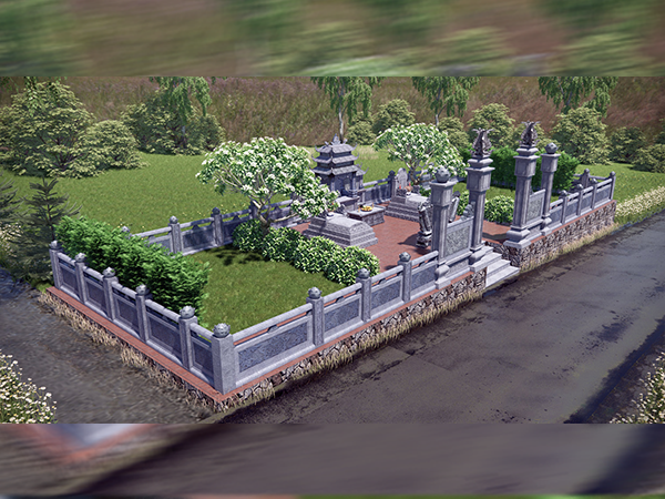 Thiết kế xây dựng khu lăng mộ đá gia đình đẹp nhất tại Việt Nam